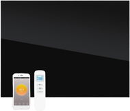 InfraTherm Nástěnný skleněný infrapanel GLASS 450 W černý 80 × 60 cm, WiFi, termostat  - Infrapanel