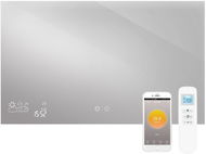 InfraTherm Nástěnné Infra chytré zrcadlo SMART 350 W 100 × 60 cm, na šířku, WiFi, LED osvětlení  - Infrapanel