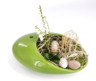 by inspire Easter Bowl 'Bean M' (30x20x9cm), Green, Variant B - Small Bowl