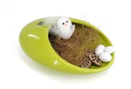 by inspire Easter Bowl "Bean S" (20x13x7cm), Light Green, Variant B - Small Bowl