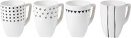 by inspire Grafiko 280ml Becher-Set 4-tlg - Tasse