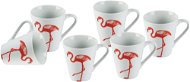 by inspire Set of Tea Mugs 6pcs 350ml "Flamingo" - Mug