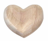 by inspire Wooden decoration Heart 10 cm, light - Decoration