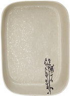 Clay Bowl small Square Field, 14×10×3 cm, cream - Small Bowl