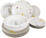 by inspire 18dílná sada talířů Bella Symfonie - luční kvítí - Set of Plates