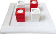 By-inspire Set of 4 candle holders with tray - Candlestick