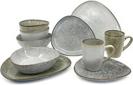Clay Dining set Triangle, 10 pieces - Dish Set