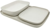 Clay Square dining set, 3 pieces - Dish Set