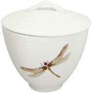 by inspire Porcelánová cukřenka Vážka 150 ml, zelená / hnědá - Cukřenka