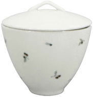 by inspire Porcelánová cukřenka Berries 150 ml, zelená / červená - Cukřenka