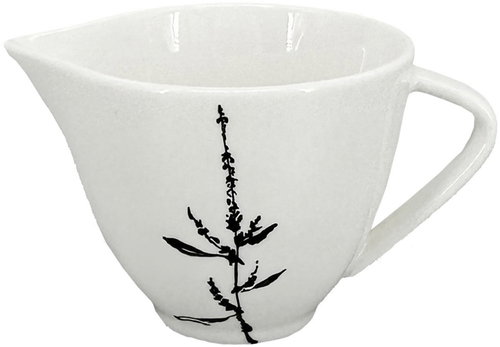 by inspire Porcelain milk jug Wild 150 ml, white / black - Container - Main image