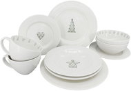 by inspire Croft Advent porcelain set - plates, bowls, cups - 10 pcs - Dish Set