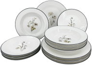 by inspire Porcelain dinner plate set Nostalgie Meadow - 12 pcs - Dish Set