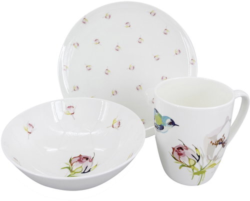 by inspire Luna Poetica porcelain breakfast set - Dish Set - Main image
