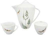 by inspire Porcelain tea set Dragonfly - teapot 1600 ml, milk jug 150 ml, sugar bowl 150 ml - Tea Set