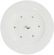 by inspire Porcelain dessert plate Croft Berries 20,5 cm, green / red - Plate