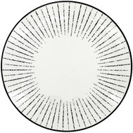 by inspire Linea Dash Porcelain dessert plate, diameter 19 cm - Plate