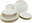 18-piece plate set Linea Yellow, yellow line