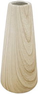 by inspire Ceramic vase Cora, 9,5 × 9,5 × 21 cm, wood finish - Vase