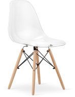 TEXTILOMANIE Transparentní židle York Osaka - Jídelní židle