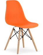 TEXTILOMANIE Pomerančová židle York Osaka - Jídelní židle