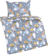 BELLATEX Children's bed linen BEÁTA 90/009 teddy bear in a plane 100 × 135 cm, 45 × 60 cm - Bed Linen