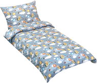 BELLATEX Bedding Junior 90/009 Teddy bear in a plane 140 × 200 cm, 70 × 90 cm - Bed Linen