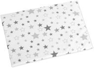 Polštář BELLATEX Polštářek Agátka 42 × 32 cm 666/902 hvězdy šedobílé - Polštář