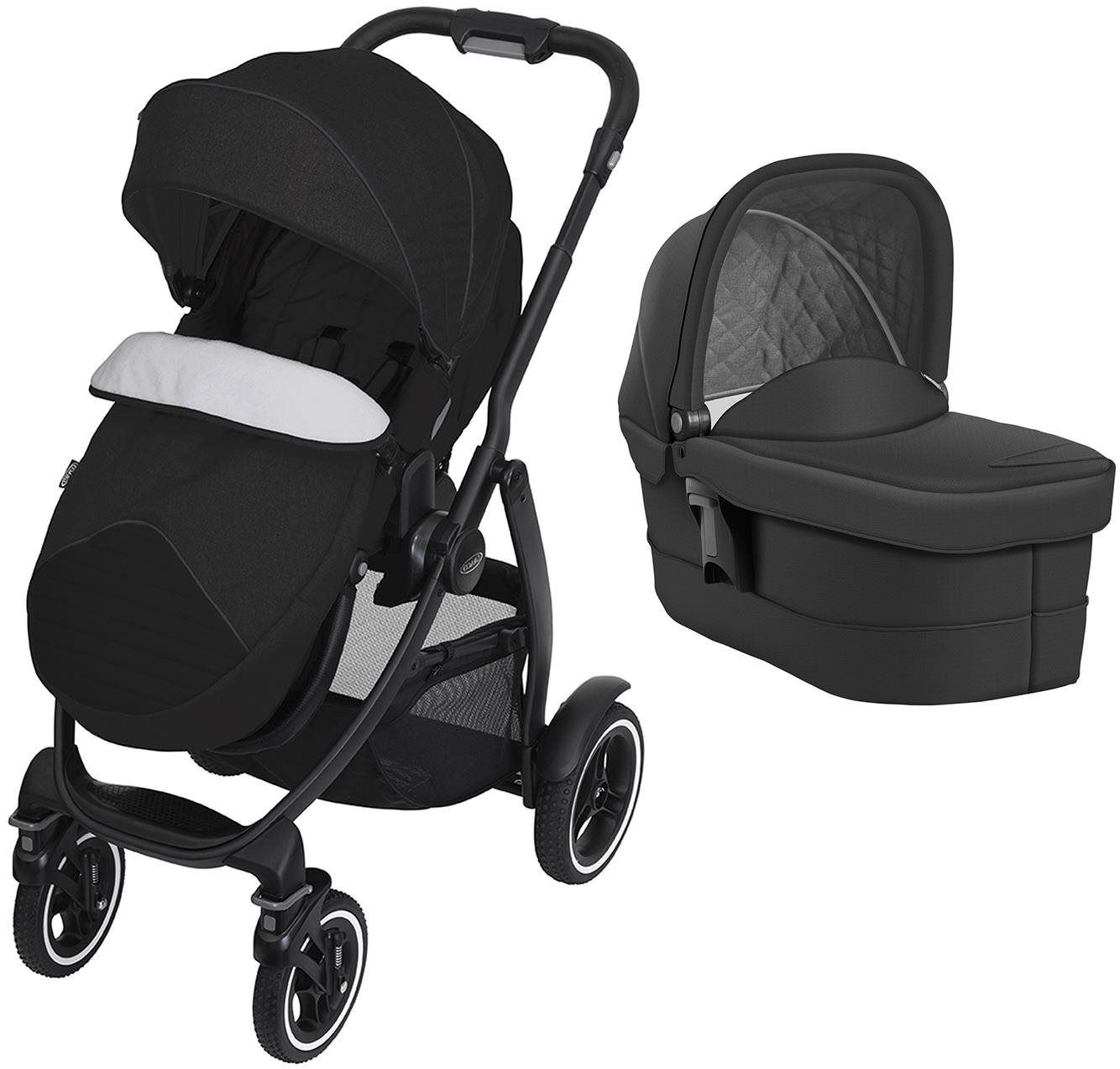 Graco evo cheap black pushchair