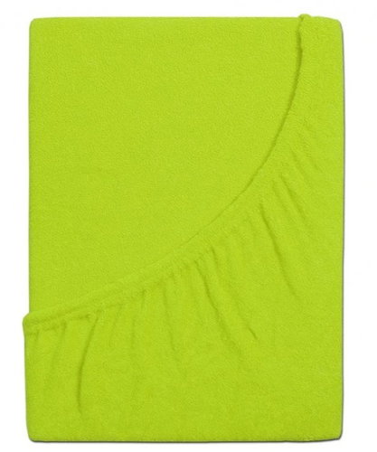 B. E. S. PETROVICE PERFECT terry sheet 90 × 200 cm, light green - Bedsheet - Main image