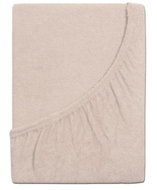 B. E. S. PETROVICE PERFECT terry sheet 90 × 200 cm, brown coffee - Bedsheet