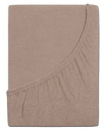 B. E. S. PETROVICE PERFECT terry sheet 90 × 200 cm, brown walnut - Bedsheet