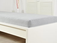 B. E. S. PETROVICE PERFECT terry sheet 90 × 200 cm, grey - Bedsheet