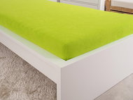 B.E.S. PETROVICE Prostěradlo Froté PERFECT 180 × 200 cm, svítivě zelené - Prostěradlo