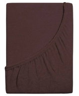 B. E. S. PETROVICE PERFECT terry sheet 180 × 200 cm, dark brown - Bedsheet