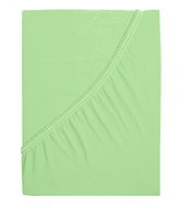 B. E. S. PETROVICE Jersey cotton sheet IDEAL 90 × 200 cm, light green - Bedsheet