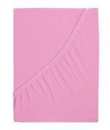 B. E. S. PETROVICE Jersey cotton sheet IDEAL 180 × 200 cm, pink - Bedsheet