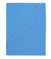 B. E. S. PETROVICE Jersey combed cotton sheet MAKO 90 × 200 cm, sky blue - Bedsheet