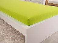 B. E. S. PETROVICE Jersey combed cotton sheet MAKO 180 × 200 cm, light green - Bedsheet