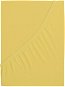 B.E.S. – Petrovice, s.r.o. Prestieradlo Jersey česaná bavlna MAKO – Žltá 120 × 200 - Plachta na posteľ