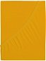 B.E.S. PETROVICE Prostěradlo Jersey česaná bavlna MAKO 160 × 200 cm, sytě žluté - Prostěradlo