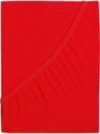 B.E.S. PETROVICE Plachta na posteľ Jersey česaná bavlna MAKO 200 × 200 cm, červená - Plachta na posteľ