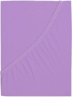 B.E.S. PETROVICE Prostěradlo Jersey česaná bavlna MAKO 160 × 200 cm, fialové - Prostěradlo