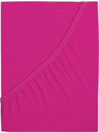 B. E. S. PETROVICE Jersey combed cotton sheet MAKO 120 × 200 cm, fuchsia - Bedsheet