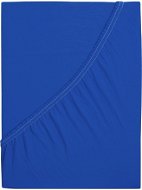 B.E.S. – Petrovice, s.r.o. Prestieradlo Jersey česaná bavlna MAKO – Kráľovská modrá 120 × 200 - Plachta na posteľ