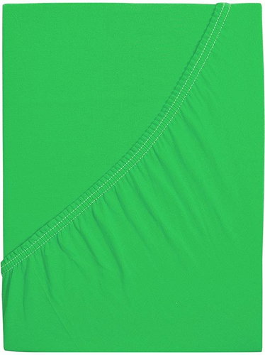 B. E. S. PETROVICE Jersey combed cotton sheet MAKO 120 × 200 cm, spring green - Bedsheet - Main image