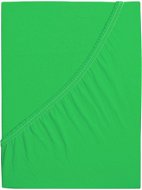 B.E.S. – Petrovice, s.r.o. Prestieradlo Jersey česaná bavlna MAKO – Jarná zelená 120 × 200 - Plachta na posteľ