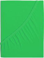 B.E.S. PETROVICE Plachta na posteľ Jersey česaná bavlna MAKO 200 × 220 cm, jarne zelená - Plachta na posteľ