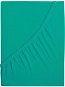 B.E.S. PETROVICE Prostěradlo Jersey česaná bavlna MAKO 120 × 200 cm, tyrkysově zelené - Prostěradlo