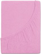 B.E.S. – Petrovice, s.r.o. Prestieradlo Froté PERFECT – Ružová 120 × 200 - Plachta na posteľ